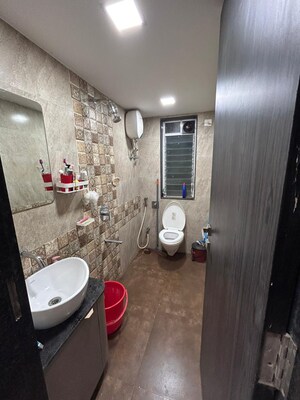 Bathroom in 2 BHK Apartment at Ayodhya Saffron, Kurla – for Rent