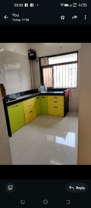 Kitchen in 1 BHK Apartment at Omkar Veda Exclusive, Parel – for Rent