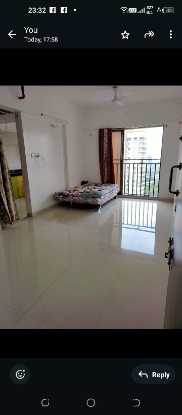 Balcony in 1 BHK Apartment at Omkar Veda Exclusive, Parel – for Rent