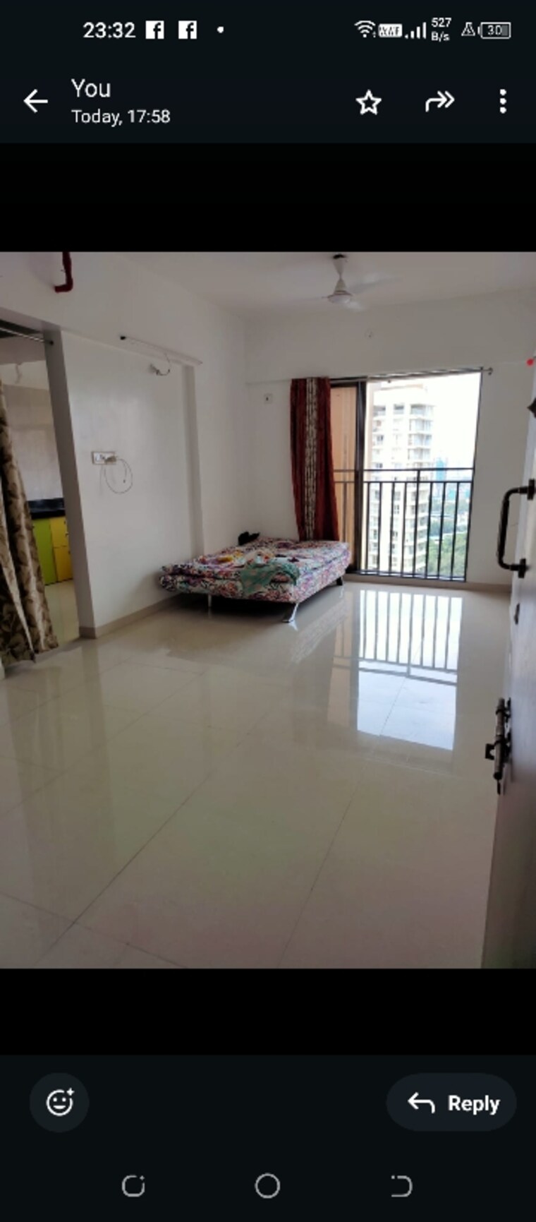 Balcony, omkar-veda-exclusive 1 Bedroom 500 Sq.Ft. Apartment In Parel Mumbai 9506373