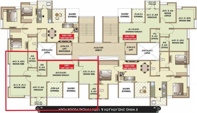 Floor Plan, arv-imperia 3 Bedroom 1494 Sq.Ft. Apartment In Pisoli Pune 9506438