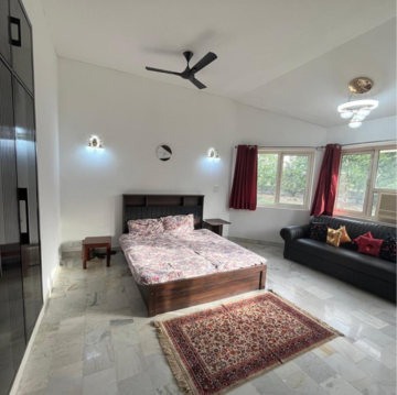 Bedroom in 3 BHK Villa at Chattarpur – for Rent