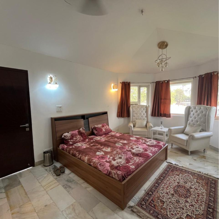 Bedroom, chattarpur 3 Bedroom 12000 Sq.Yd. Villa In Chattarpur Delhi 9506444