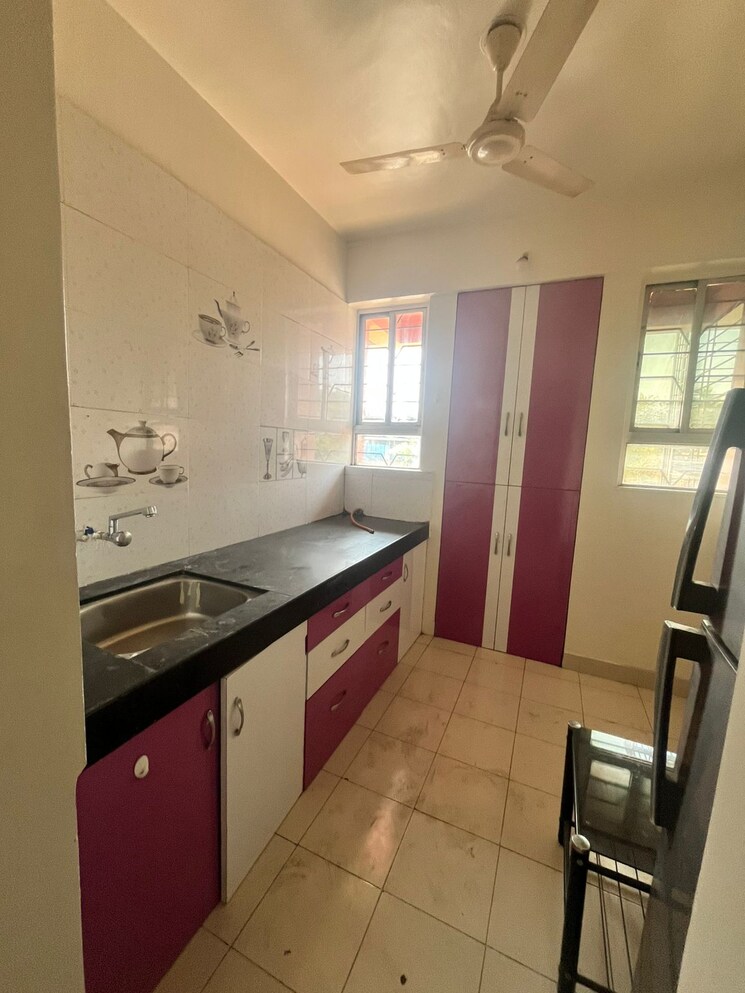 Kitchen, shantiban-chs 1 Bedroom 567 Sq.Ft. Apartment In Kothrud Pune 9506450