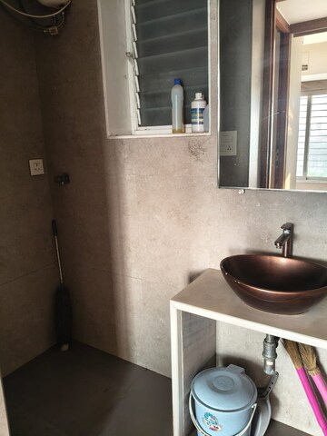Bathroom in 3.5 BHK Apartment at Neelsidhi Atlantis, Nerul – for Rent