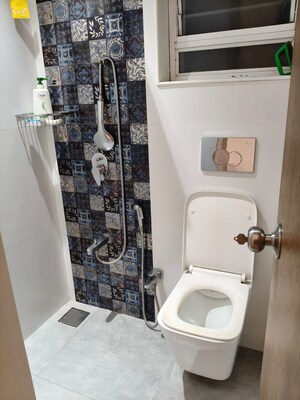 Bathroom in 3.5 BHK Apartment at Neelsidhi Atlantis, Nerul – for Rent