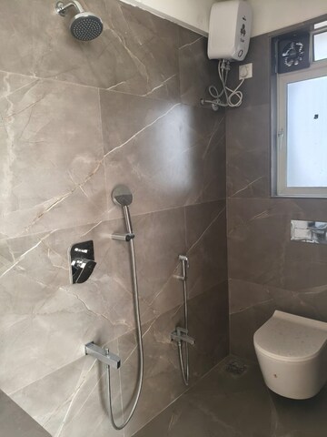 Bathroom in 3 BHK Apartment at Moreshwar 19 East, Nerul – for Rent