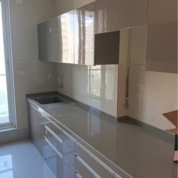 Kitchen in 3 BHK Apartment at Rosa Manhattan, Anu Nagar – for Rent