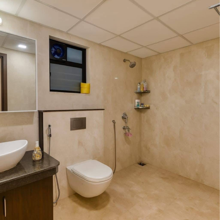 Bathroom, duville-riverdale-heights 2 Bedroom 768 Sq.Ft. Apartment In Santipur Pune 9506684