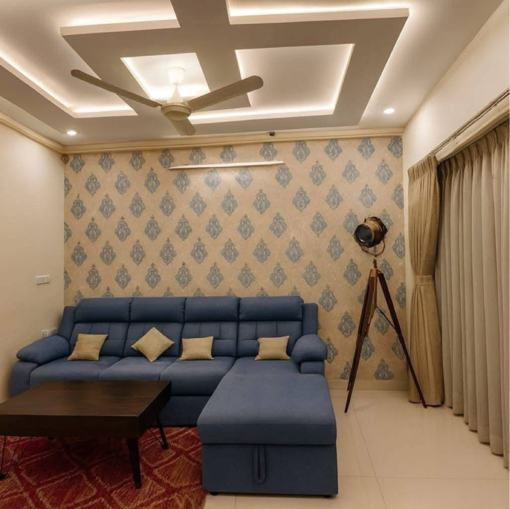 Living Room, duville-riverdale-heights 2 Bedroom 768 Sq.Ft. Apartment In Santipur Pune 9506684