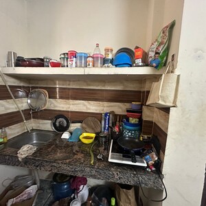 Kitchen in 1 RK Builder Floor at Katwaria Sarai – for Rent