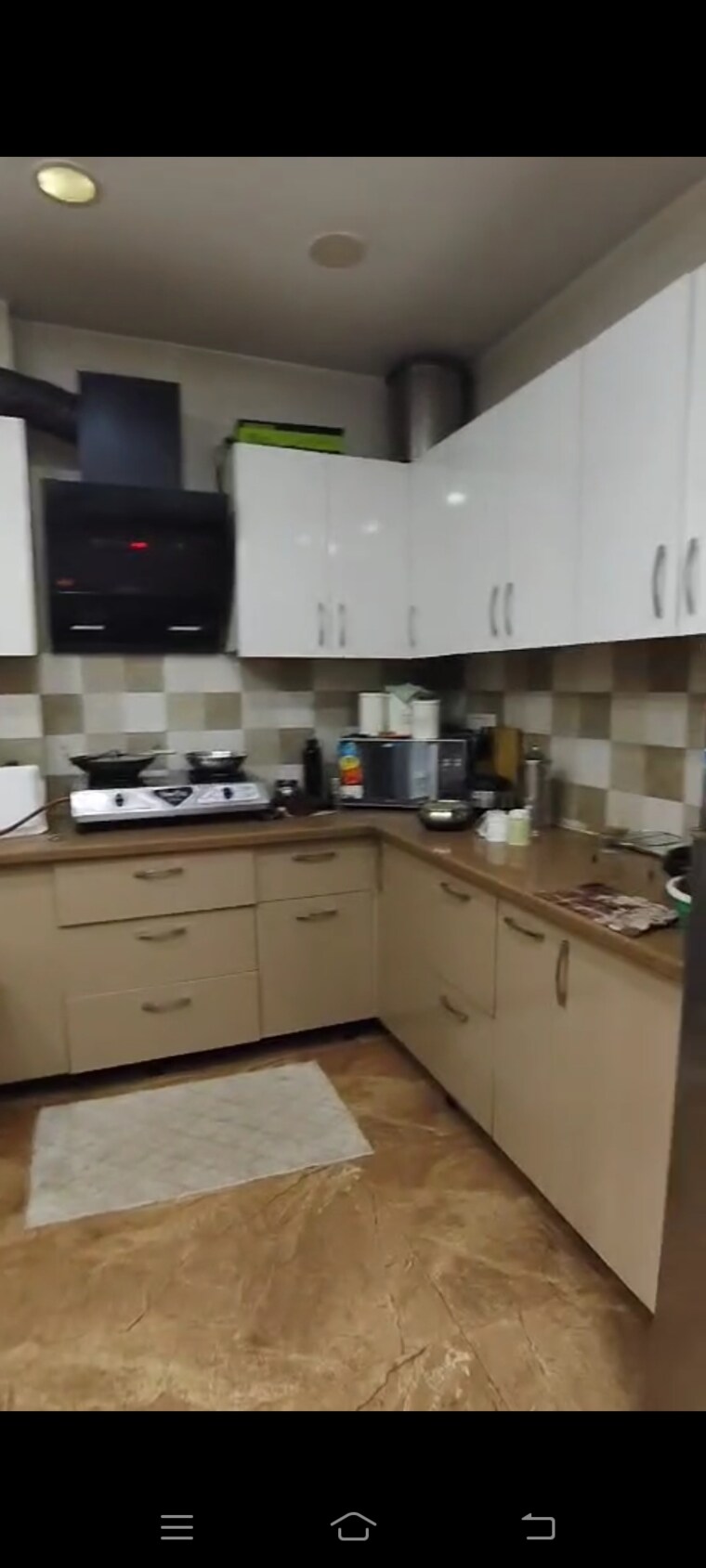 Kitchen, kanha-apartments-indirapuram 3 Bedroom 1450 Sq.Ft. Builder Floor In Shakti Khand 2 Ghaziabad 9506725