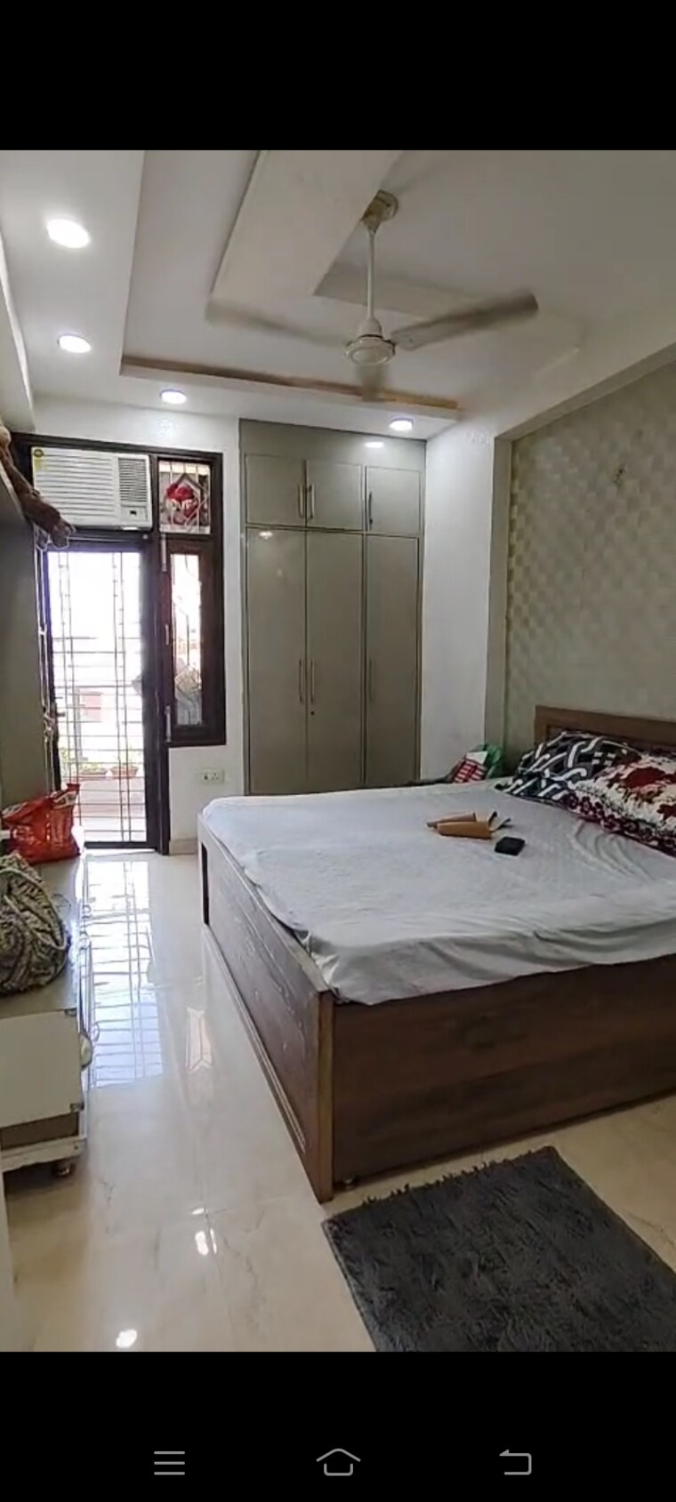 Bedroom, kanha-apartments-indirapuram 3 Bedroom 1450 Sq.Ft. Builder Floor In Shakti Khand 2 Ghaziabad 9506725