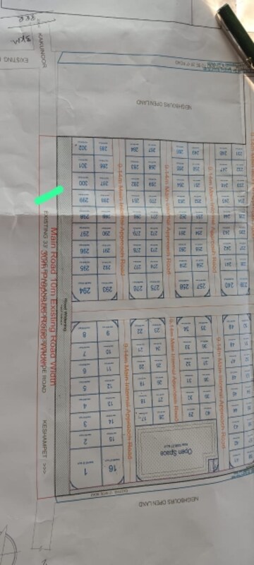  Land – Exterior View View at Keshampet - for Sale