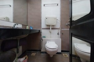 Bathroom in 2 BHK Apartment at Mayfair Sonata Greens, Vikhroli West – for Rent