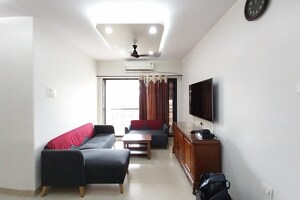 Living Room in 2 BHK Apartment at Mayfair Sonata Greens, Vikhroli West – for Rent