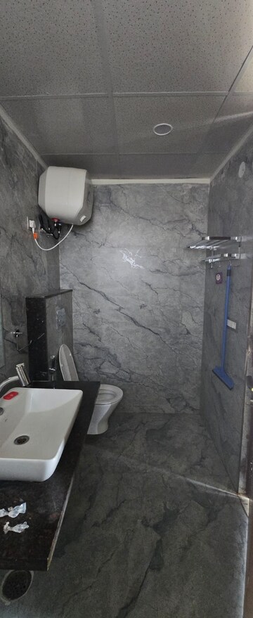 Bathroom in 3 BHK Apartment at Bapu Nagar – for Rent