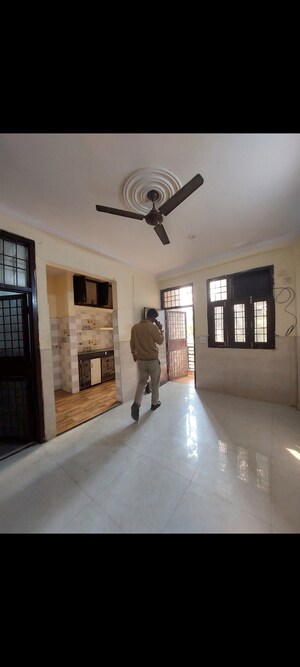 Building Lobby in 1 BHK Apartment at Shanti Bhawan, Sarita Vihar – for Rent