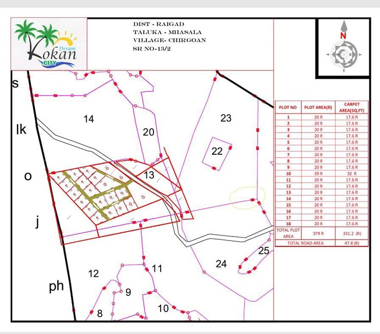 Map Location, mangaon  20000 Sq.Ft. Plot In Mangaon Raigad 9507013