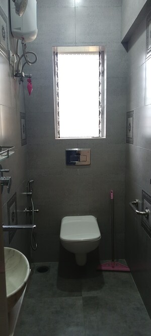 Bathroom in 1 BHK Apartment at Nutan Abhishek, Andheri West – for Rent