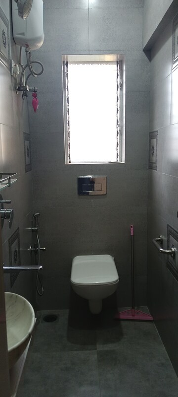 Bathroom in 1 BHK Apartment at Nutan Abhishek, Andheri West – for Rent