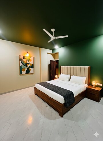 Bedroom in 2 BHK Builder Floor at Mansarovar Extension – for Rent