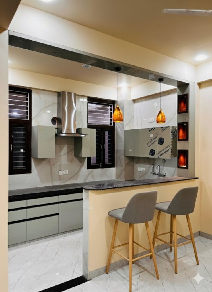 Kitchen, mansarovar extension 2 Bedroom 1500 Sq.Ft. Builder Floor In Mansarovar Extension Jaipur 9507077