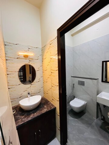 Bathroom in 2 BHK Builder Floor at Mansarovar Extension – for Rent
