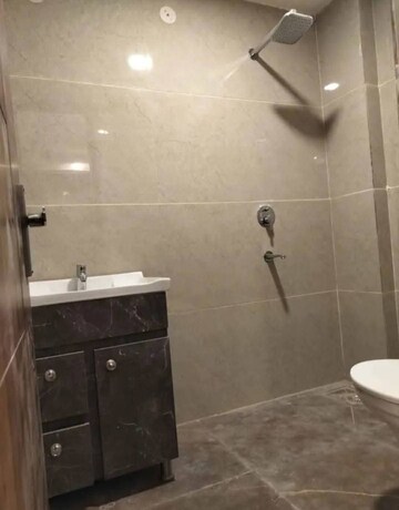 Bathroom in 3 BHK Builder Floor at Chattarpur – for Rent