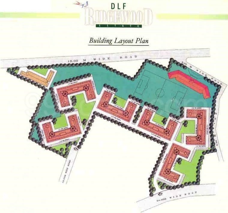 Master Plan, dlf-ridgewood-estate 3 Bedroom 1443 Sq.Ft. Apartment In Dlf Phase iv Gurgaon 9507118