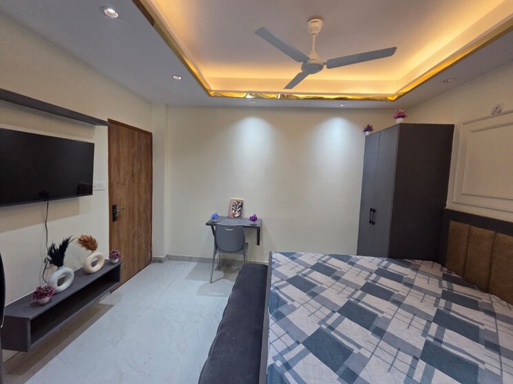 Bedroom, ansal-sushant-apartments 1 RK 250 Sq.Ft. Builder Floor In Sushant Lok I Gurgaon 9507176