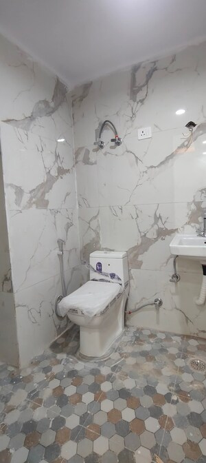 Bathroom in 1 BHK Builder Floor at Chattarpur – for Rent