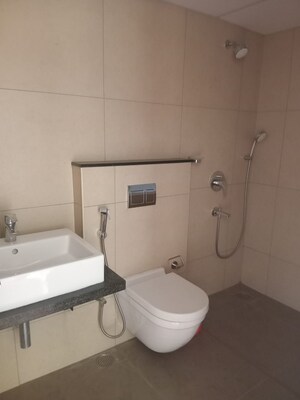 Bathroom in 3 BHK Apartment at Brigade Woods, Whitefield – for Rent
