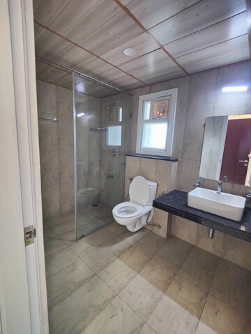 Living Room in 3 BHK Apartment at Prestige High Fields, Gachibowli – for Rent