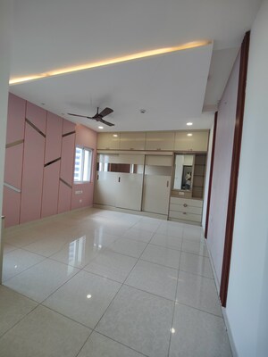 Bathroom in 3 BHK Apartment at Prestige High Fields, Gachibowli – for Rent