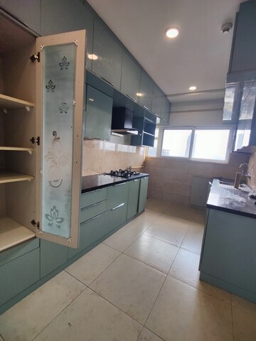 Kitchen in 3 BHK Apartment at Prestige High Fields, Gachibowli – for Rent