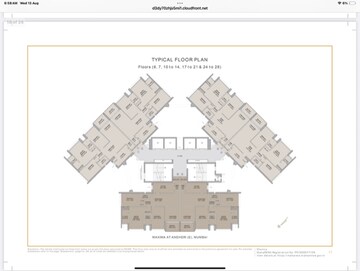 Master Plan in 3 BHK Apartment at Oberoi Maxima, Andheri East – for Sale