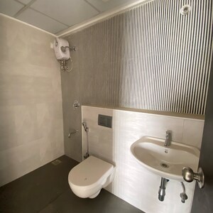 Bathroom in 1 BHK Apartment at Lodha Palava Downtown, Taloja Bypass Road – for Rent