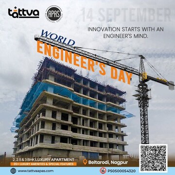 3 BHK Apartment – Exterior View View at Mahalaxmi Tattva Apas, Beltarodi - for Sale