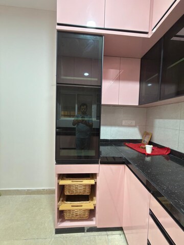 Kitchen in 3 BHK Apartment at Prestige Beverly Hills, Kokapet – for Rent