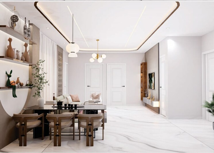 Living Room, dhakoli 3 Bedroom 1800 Sq.Ft. Apartment In Dhakoli Zirakpur 9507410