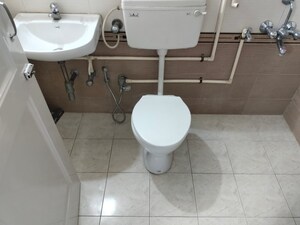 Bathroom in 2 BHK Apartment at Vijay Garden, Ghodbunder Road – for Rent