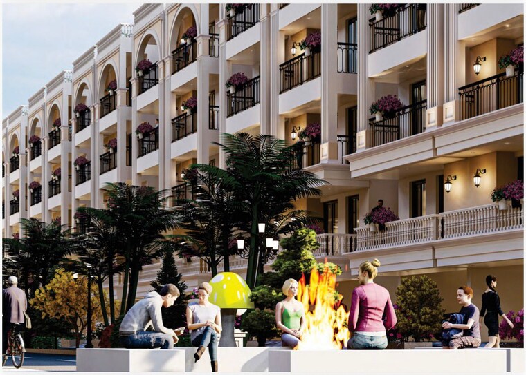 Exterior View, dhakoli 3 Bedroom 1800 Sq.Ft. Apartment In Dhakoli Zirakpur 9507410