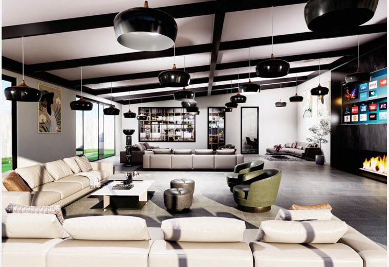 Living Room, dhakoli 3 Bedroom 1800 Sq.Ft. Apartment In Dhakoli Zirakpur 9507410