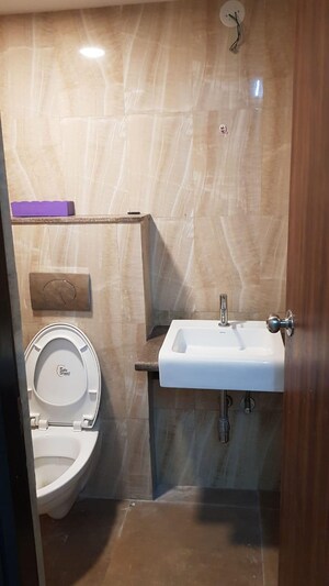 Attached Bathroom in 1.5 BHK Apartment at Lodha Amara, Kolshet Road – for Sale