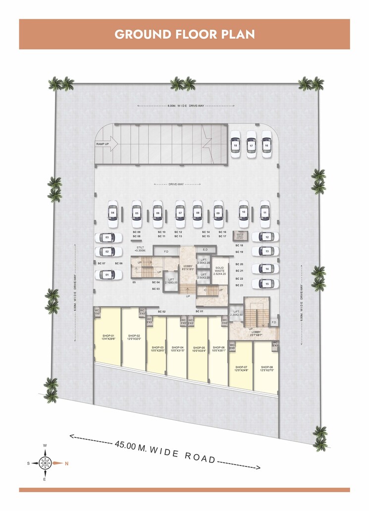 Floor Plan, varsha-balaji-skyline 2 Bedroom 647 Sq.Ft. Apartment In Kharghar Sector 34 Navi Mumbai 9507394