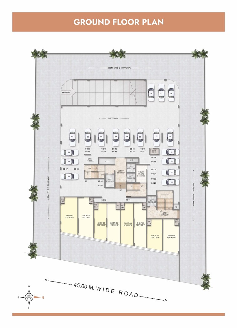 Floor Plan, varsha-balaji-skyline 2 Bedroom 647 Sq.Ft. Apartment In Kharghar Sector 34 Navi Mumbai 9507394