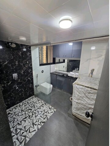 Living Room in 1 BHK Apartment at Shivneri Tower, Brahmand – for Rent