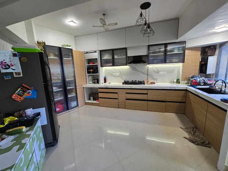 Kitchen, nahar-amrit-shakti 3 Bedroom 1499 Sq.Ft. Apartment In Chandivali Mumbai 9507497