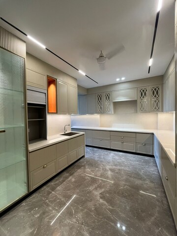 Kitchen in 4 BHK Builder Floor at Ansal Sushant Lok I, Sector 43 – for Rent